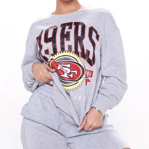 NFL Can't Be Beat 49ers Sweatshirt - Heather
Grey